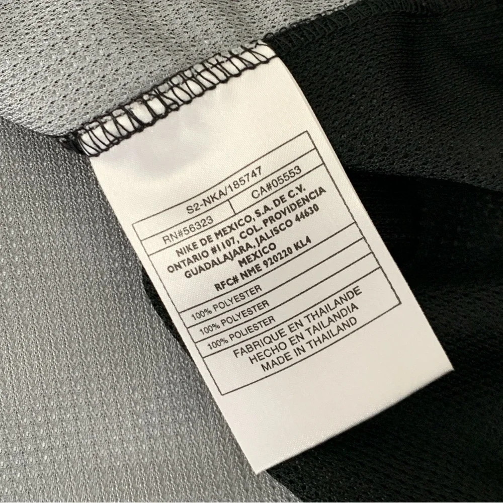 Men’s XL NIKE AIR JORDAN Black Gray Mesh Sleeveless Basketball Jersey Tank Top
